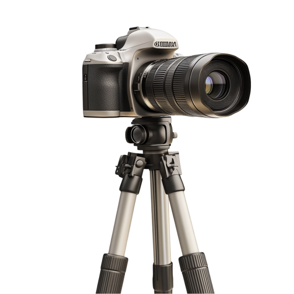High-Performance Camera with Advanced Tripod png