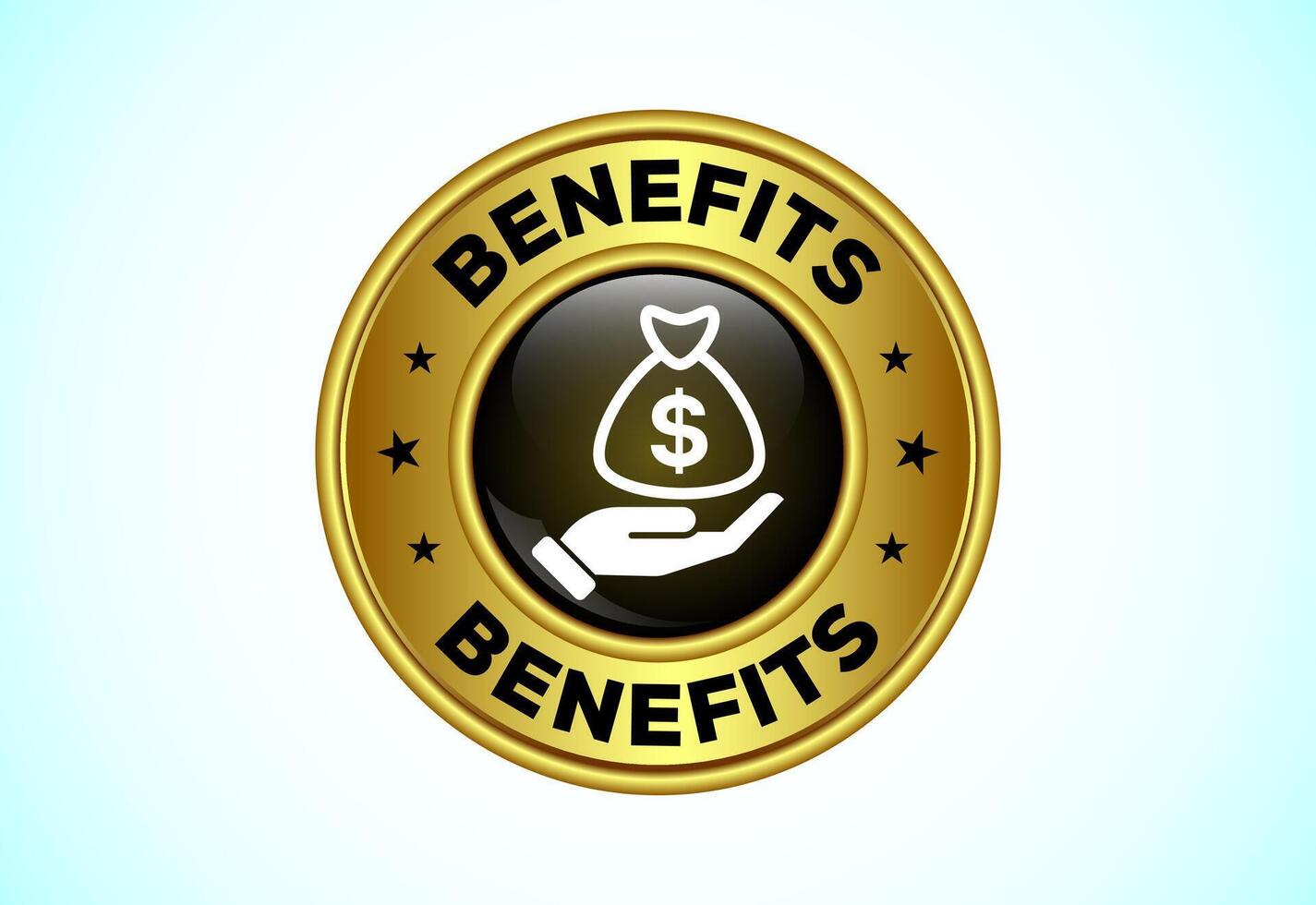 Benefits icon design illustration vector