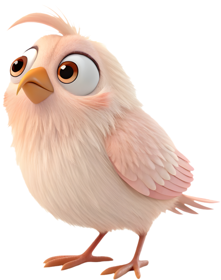 Colorful Cartoon Lovebird Pair for Playful Creative Projects. . png
