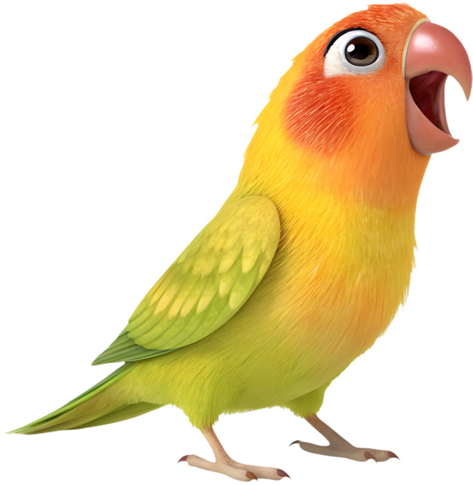 Lovely Lovebird Couple Clipart for Creative Event Invitations. . png