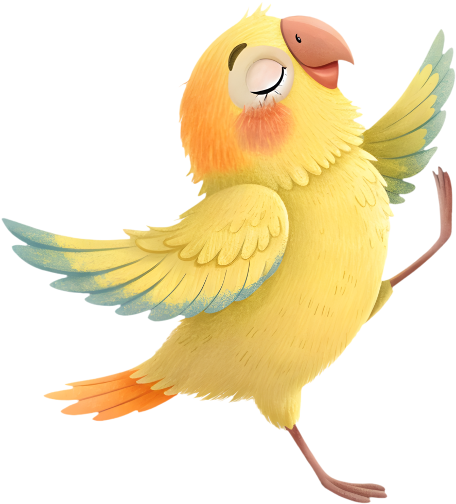 Beautiful Lovebird Art for Whimsical Romantic Design Ideas. . png
