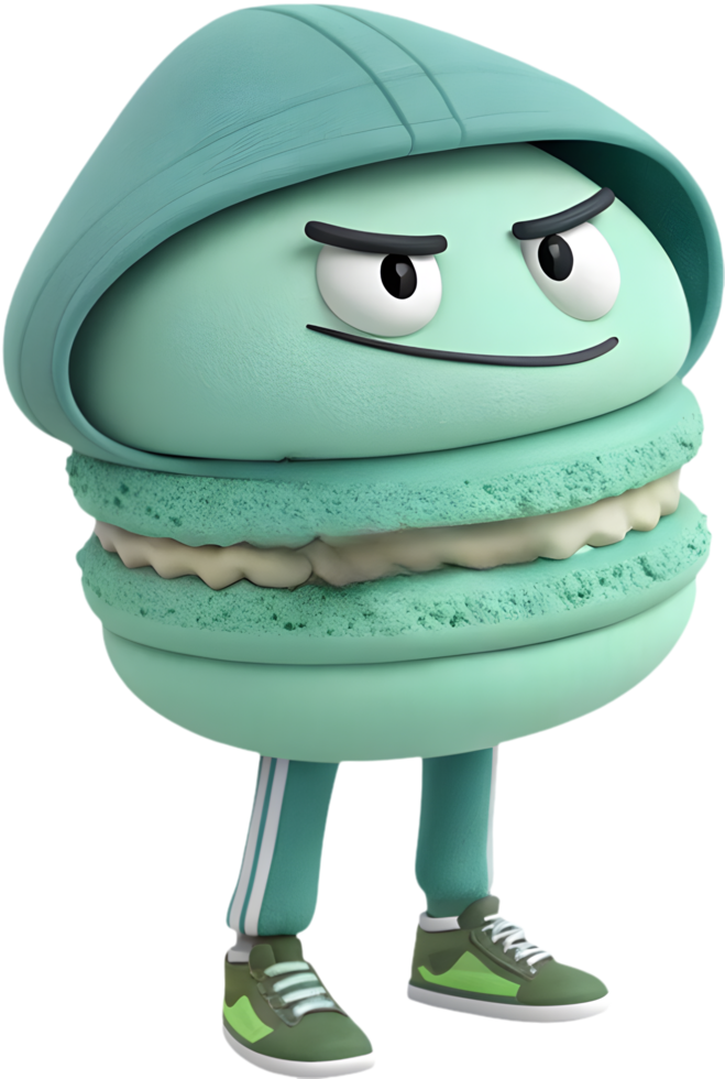 Eye-Catching Macaron Clipart Perfect for Branding and Decor. . png