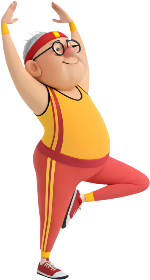 Male Acrobat Clipart for Posters, Invitations, and Branding. . png