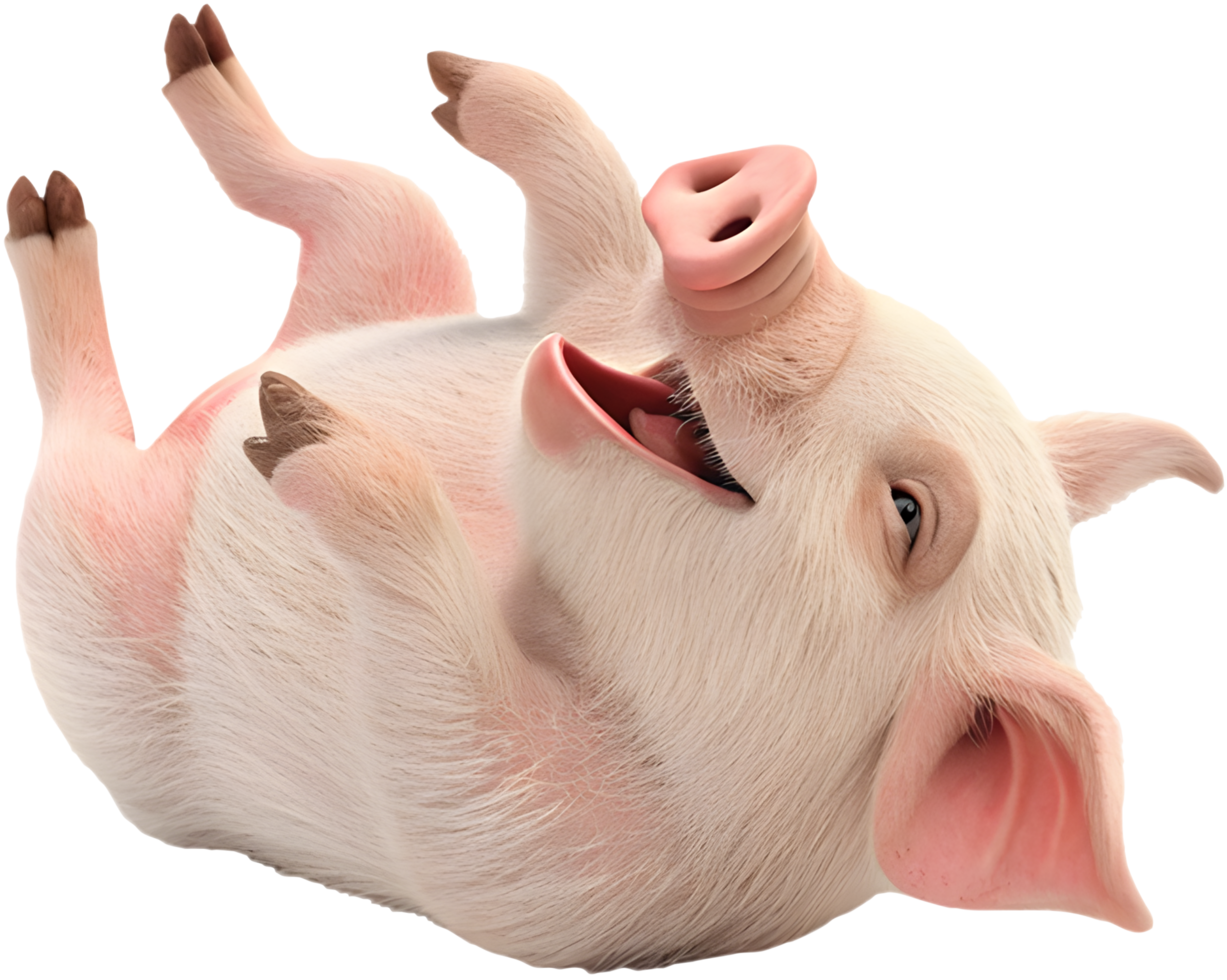 Sweet Piglet Clipart for Posters and Branding Projects. . png