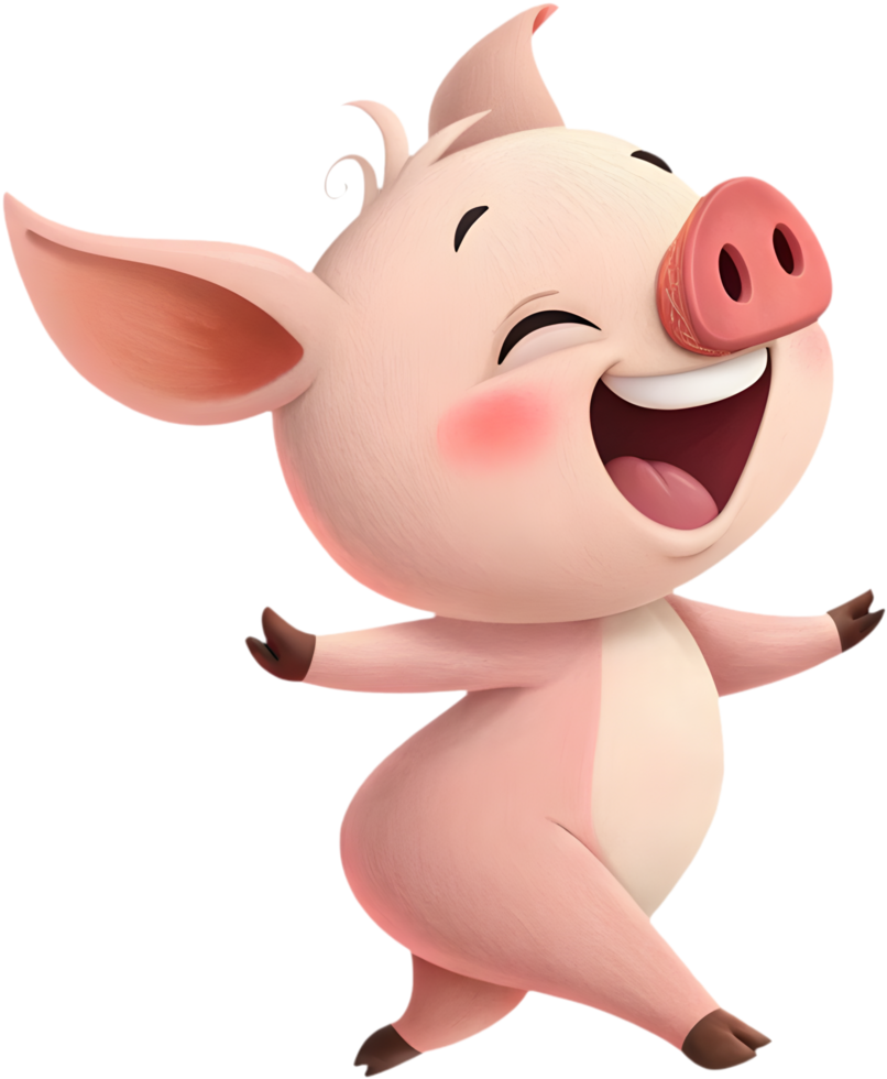 Adorable Piglet Graphics for Digital and Craft Designs. . png