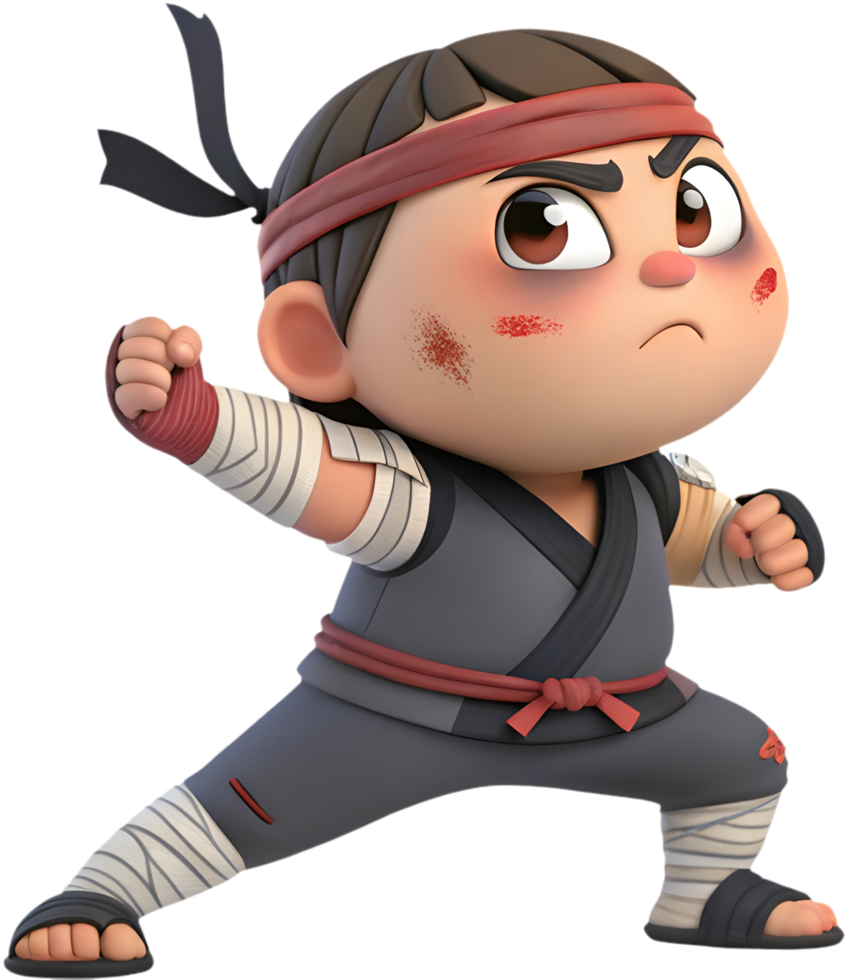 Dynamic Ninja Clipart for Action-Packed Digital Art. . png
