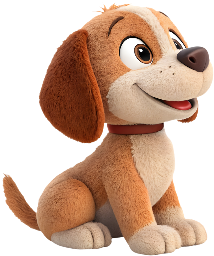 Playful Plush Toy Puppy Clipart for Creative Projects. . png