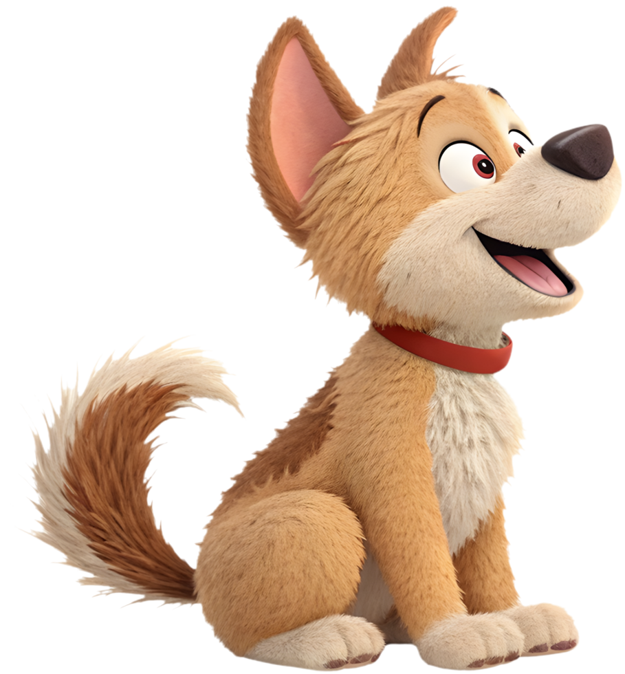 Sweet and Soft Plush Puppy Clipart for Designs. . png