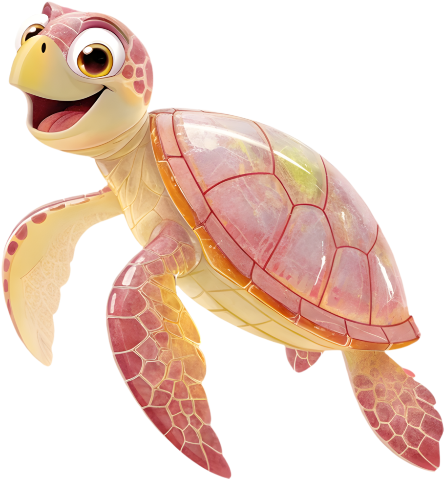 Adorable Sea Turtle Clipart Perfect for Fun Projects. . png