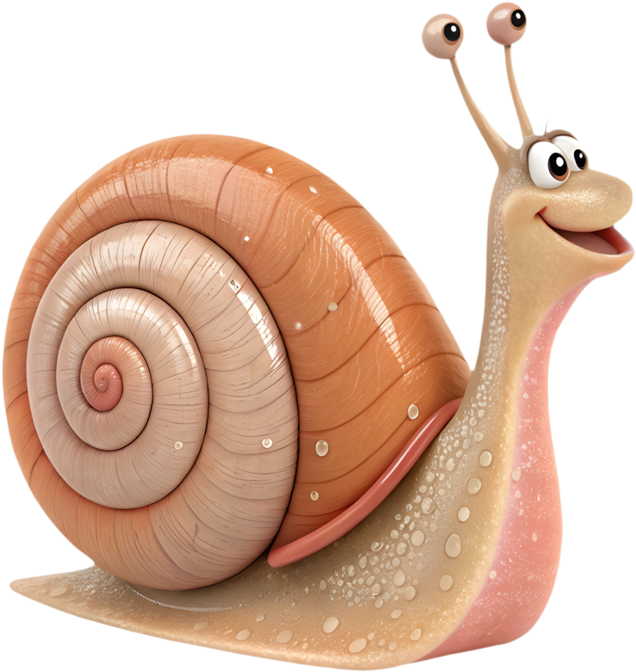 Charming Snail Clipart for Playful and Fun Projects. . png
