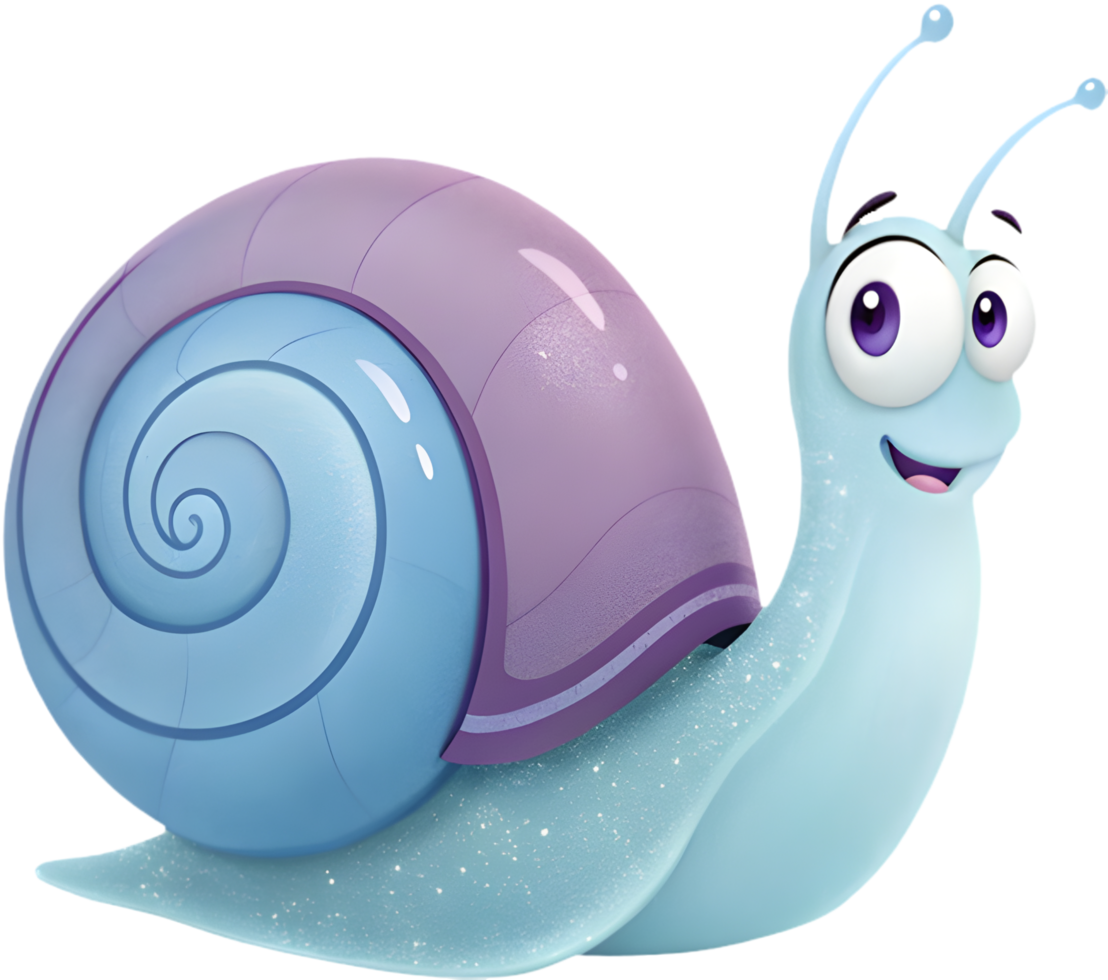 Whimsical Snail for Sweet and Playful Design Projects. . png