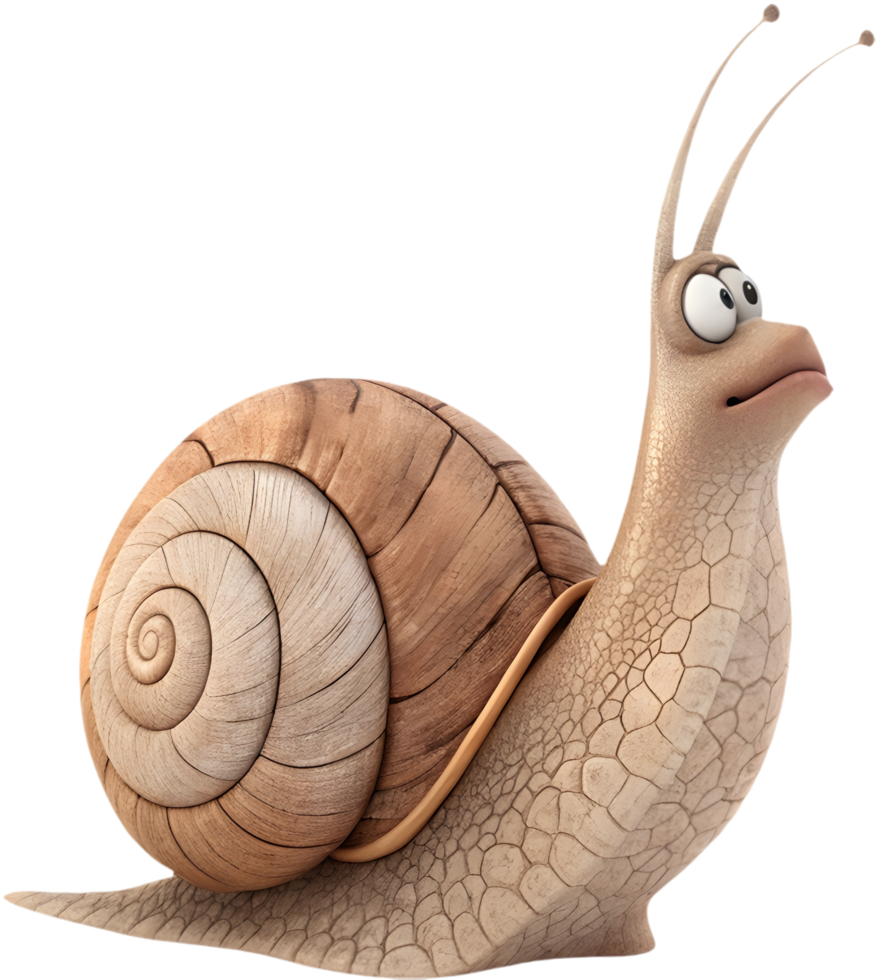 Adorable Snail for Fun and Lighthearted Design Projects. . png