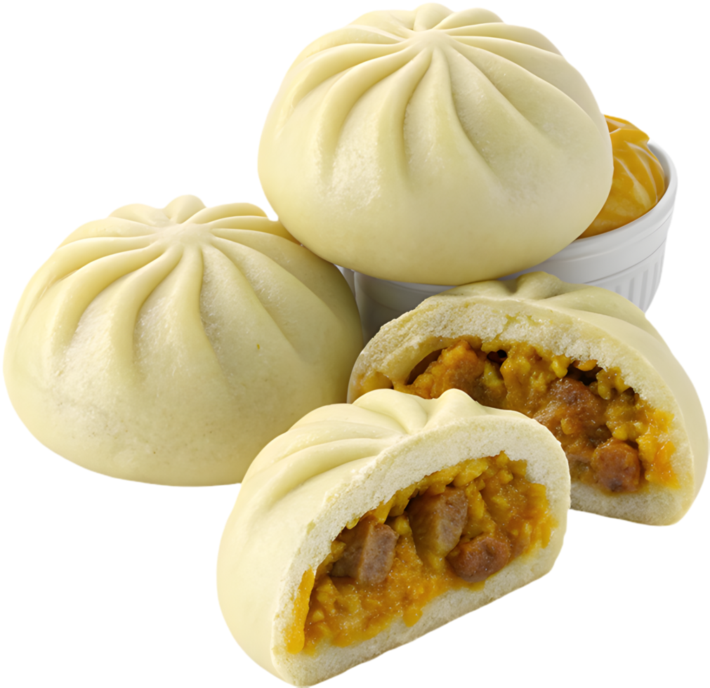 Fun Steamed Buns Clipart for Playful and Tasty Creations. . png