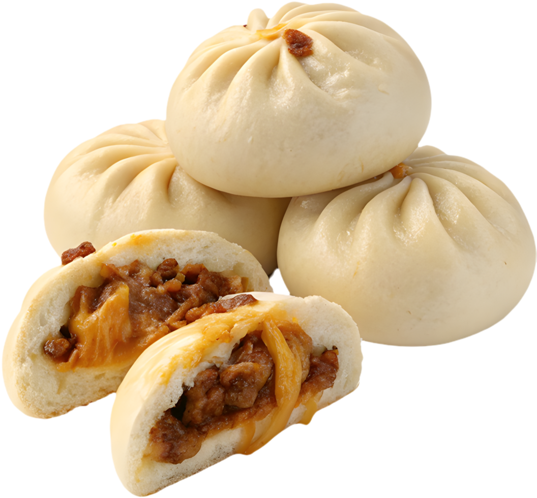Delicious Steamed Buns Clipart for Tasty Creative Projects. . png