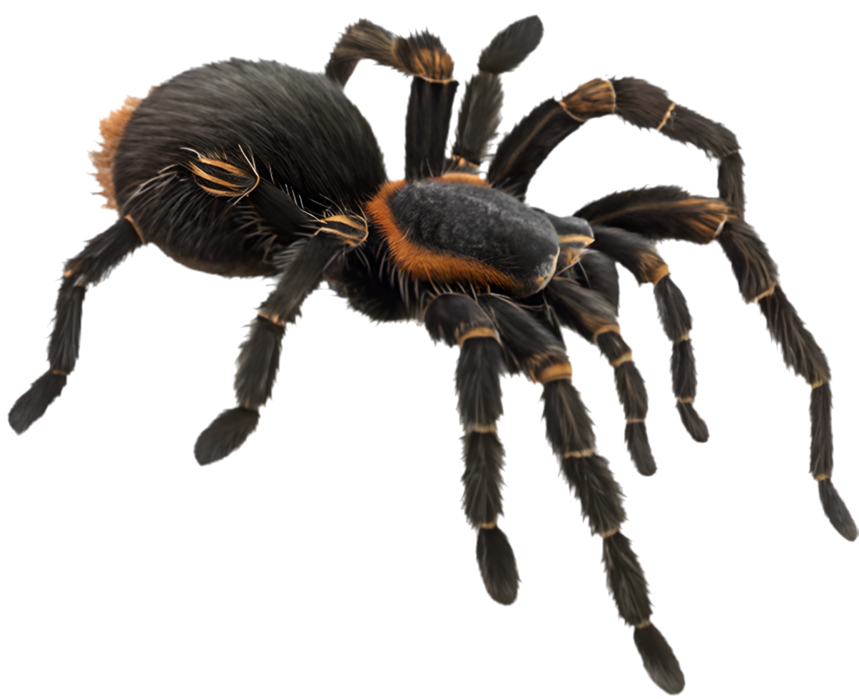 Cute Halloween Tarantula Clipart for Creative and Fun Projects. . png