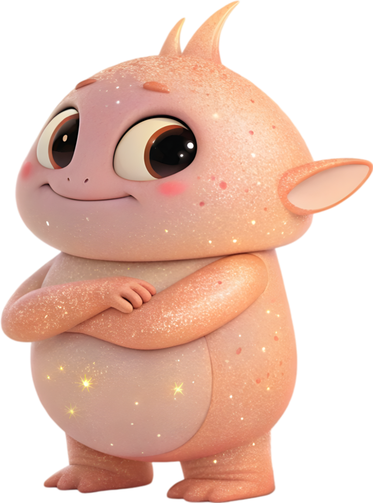 Graceful Extraterrestrial Alien in Serene and Elegant Pose. . png
