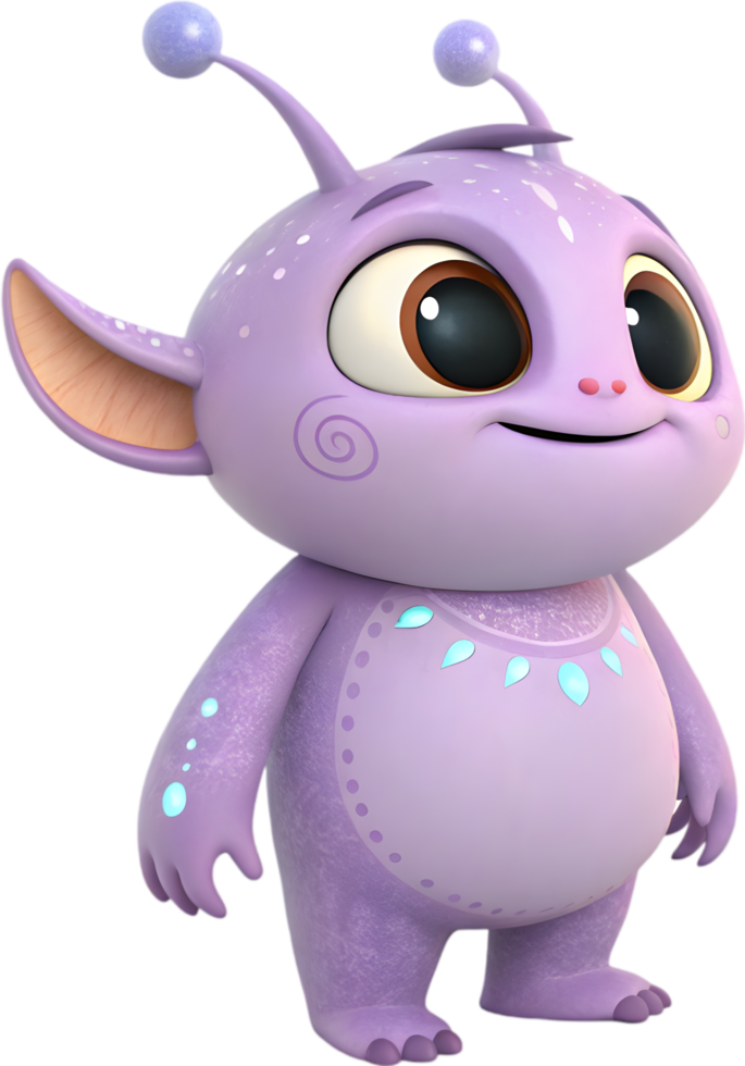 Sophisticated Alien in Peaceful and Elegant Setting. . png