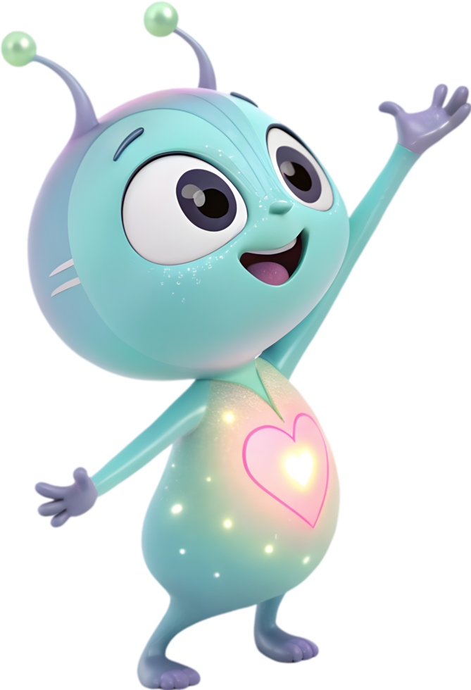 Peaceful Extraterrestrial Figure in Elegant Sophisticated Stance. . png