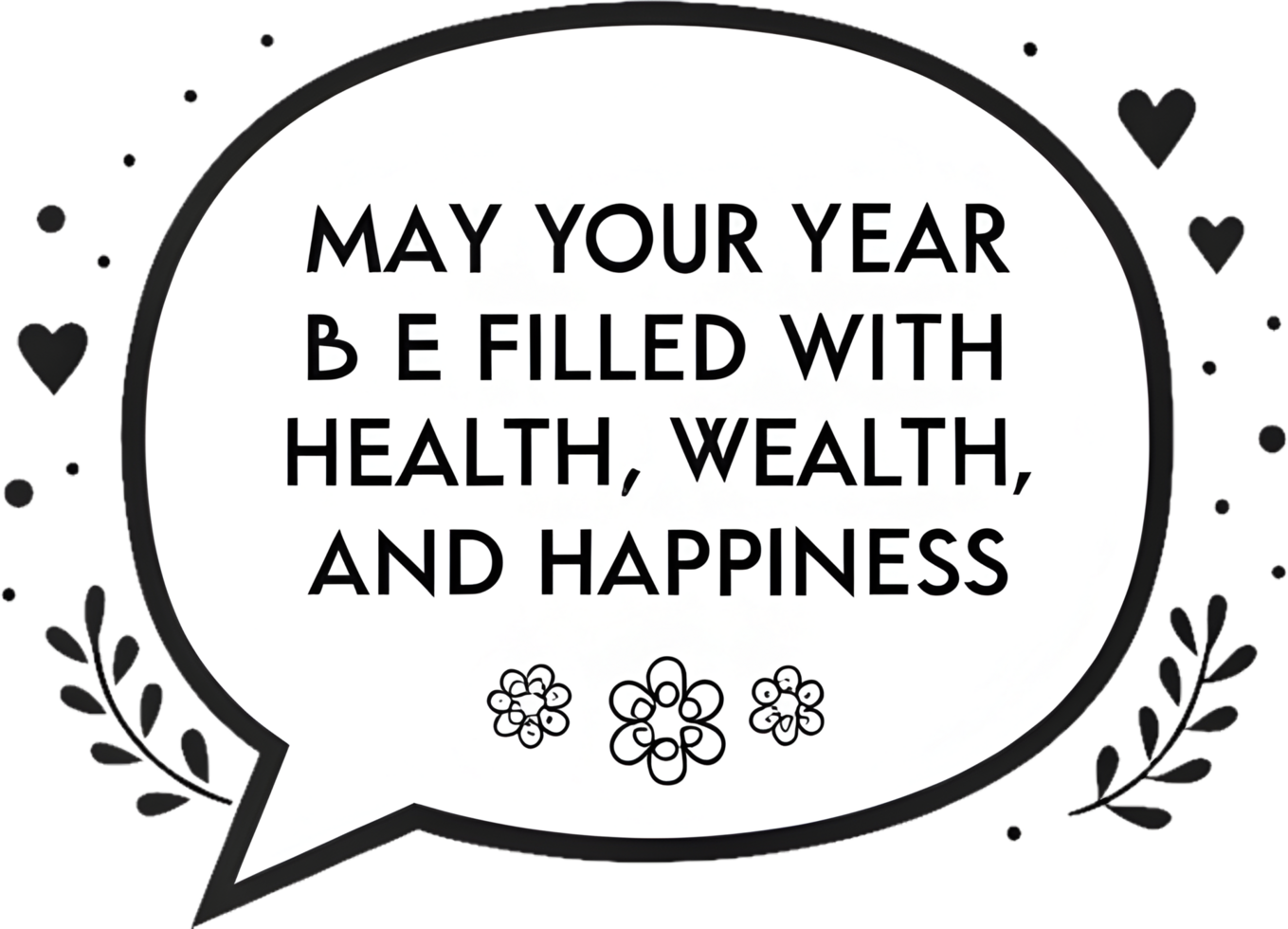 Prosperity and Joyful Chinese New Year Clipart Designs. . png