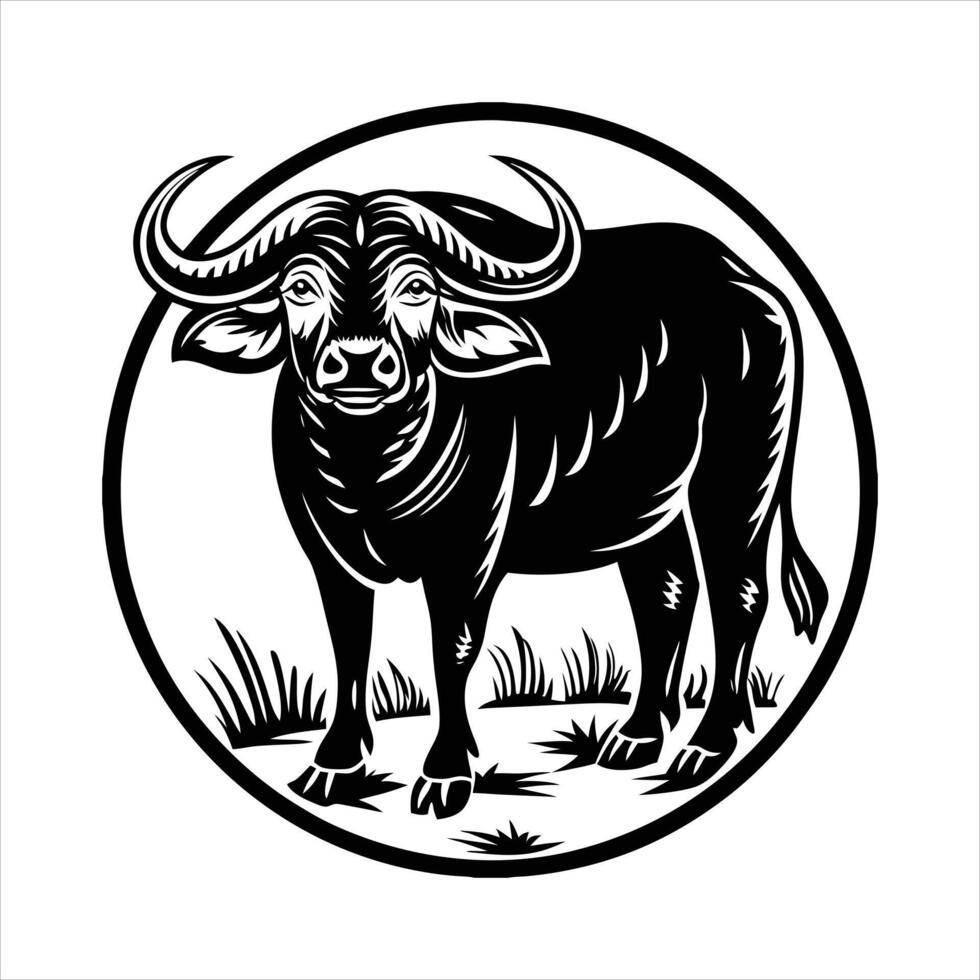 Buffalo Horn Images vector