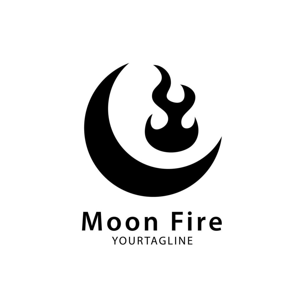 resent logo icons and fire elements. Simple design with unique shape for your business, nature vector