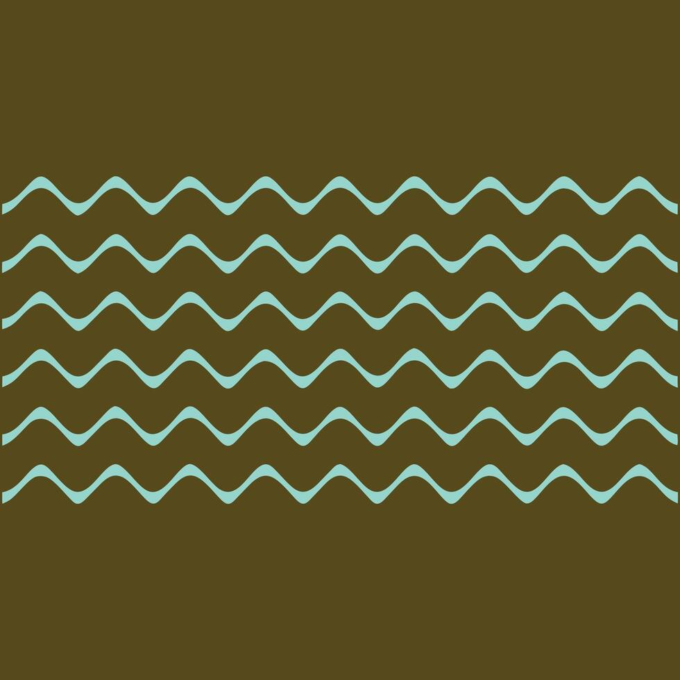 Geometric Curvy Waves Seamless repetitive Pattern. vector