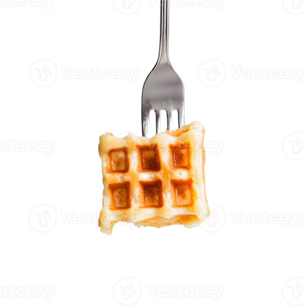 Sweet Waffle and Fork Combination for Projects png