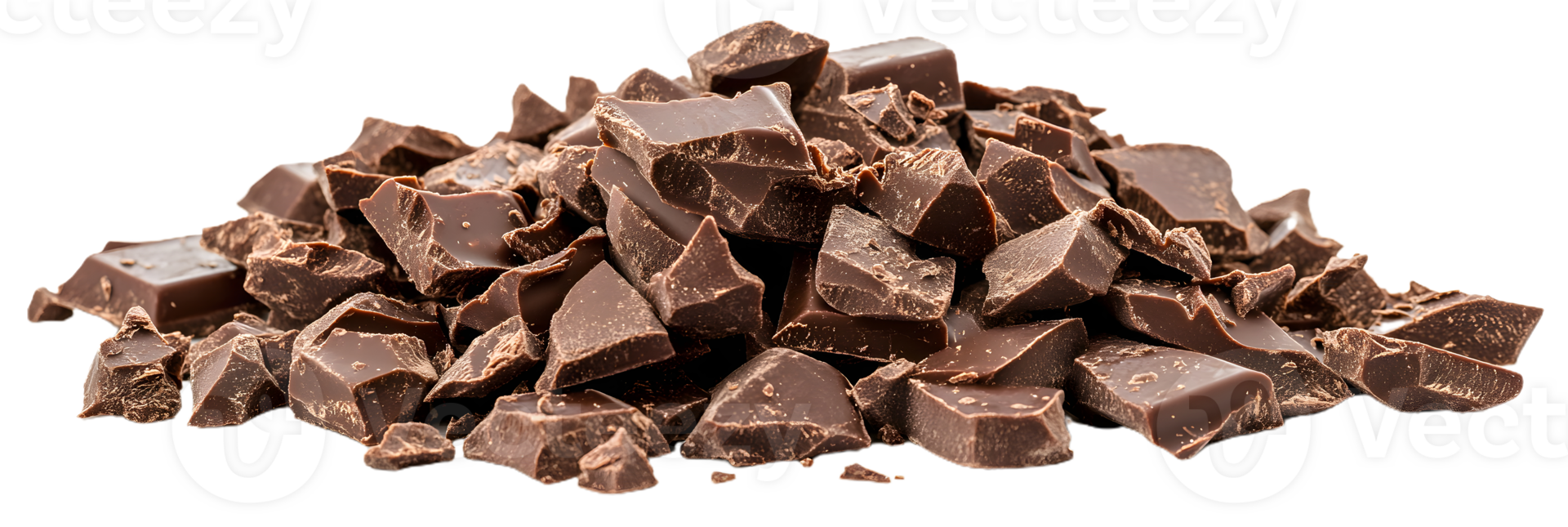 Irregular Chocolate Chunks for Visual Projects png