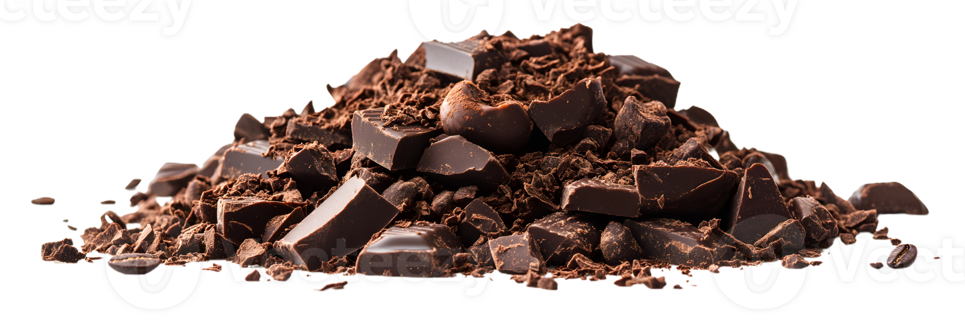 Loats of chocolate bar transparent background png