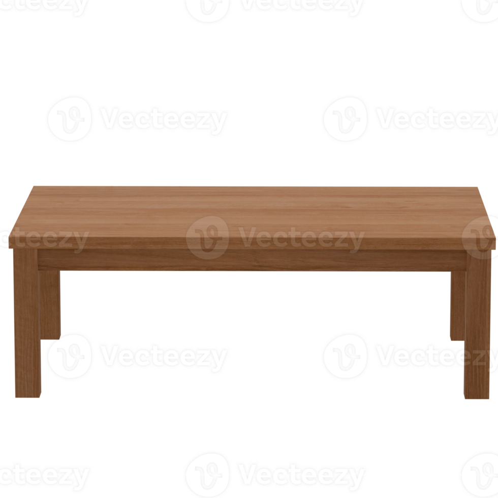 3d wooden table with a black background png