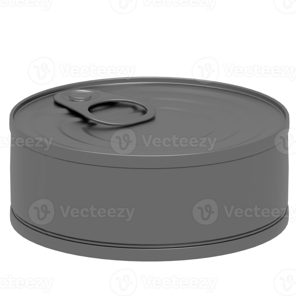 A can of food on a transparent background png