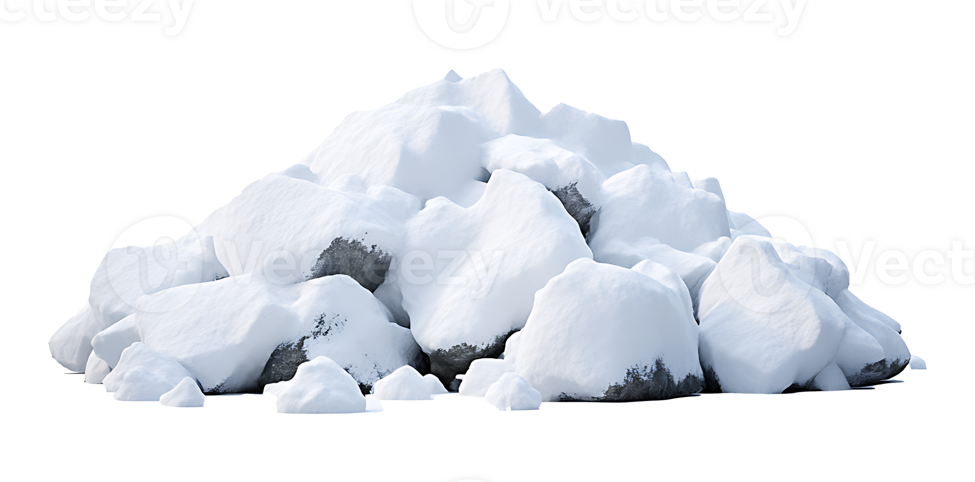 Pile of snow, winter texture, cold background png