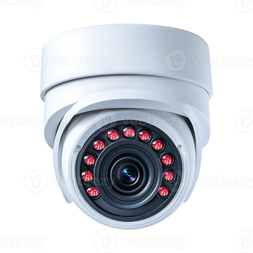 High resolution security camera, close up view. png