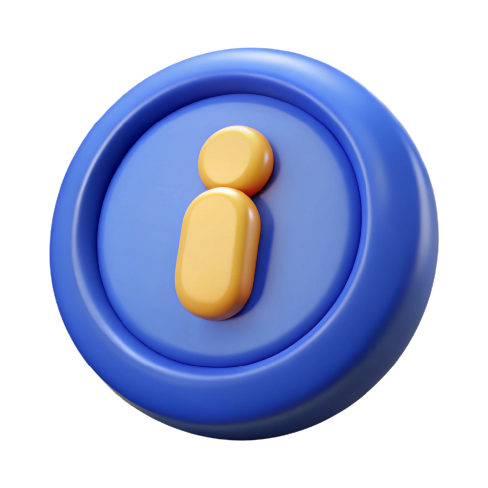 A blue and yellow button with a person icon png