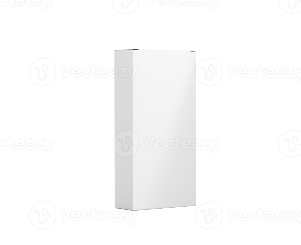 3D Blank Pen Box Mockup Stationary Concept 3D Illustration png
