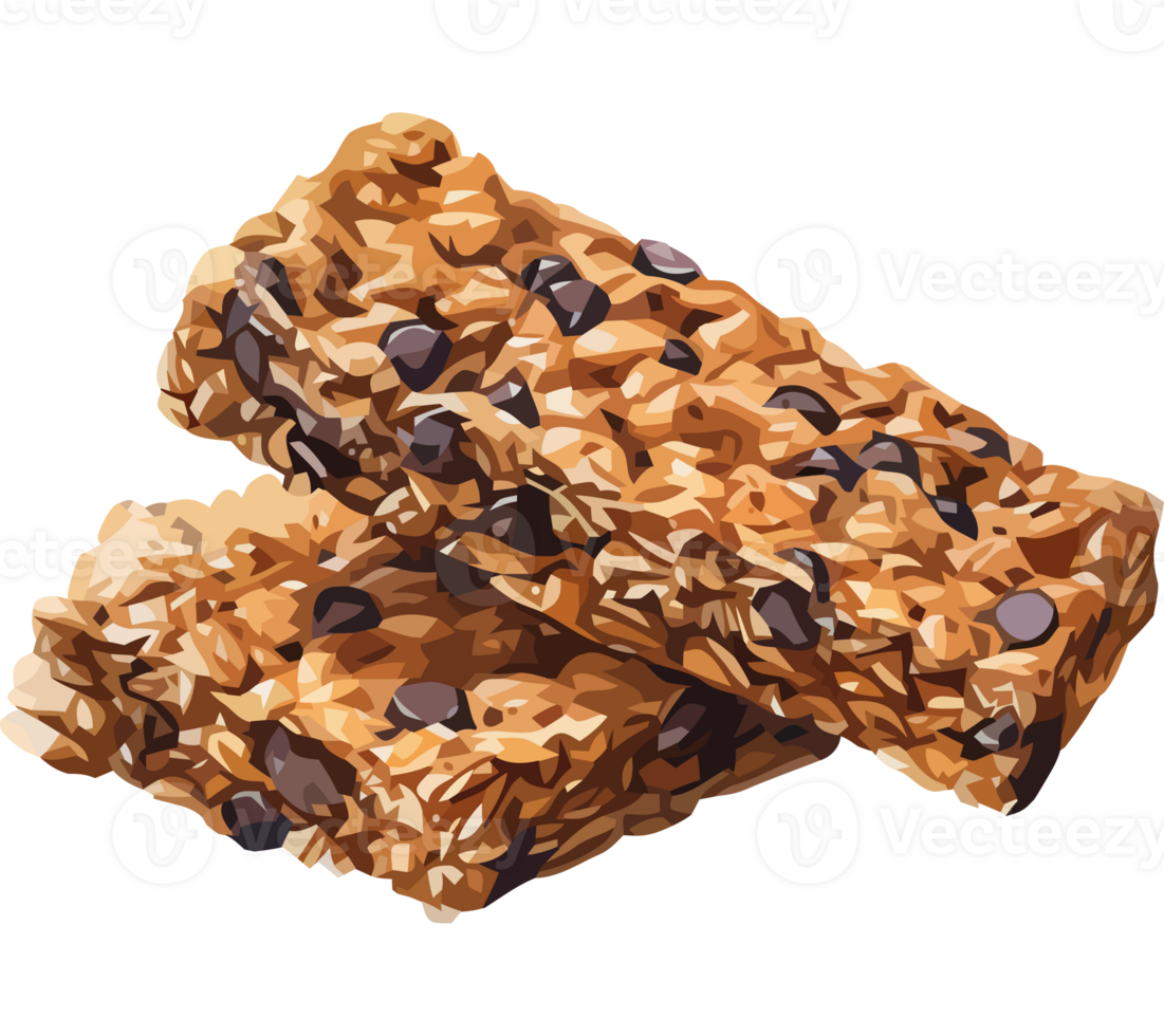 Sweet gourmet cereal bar stack icon isolated png