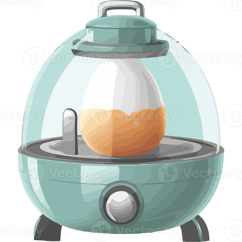 Fresh boiled egg kitchen icon isolated png