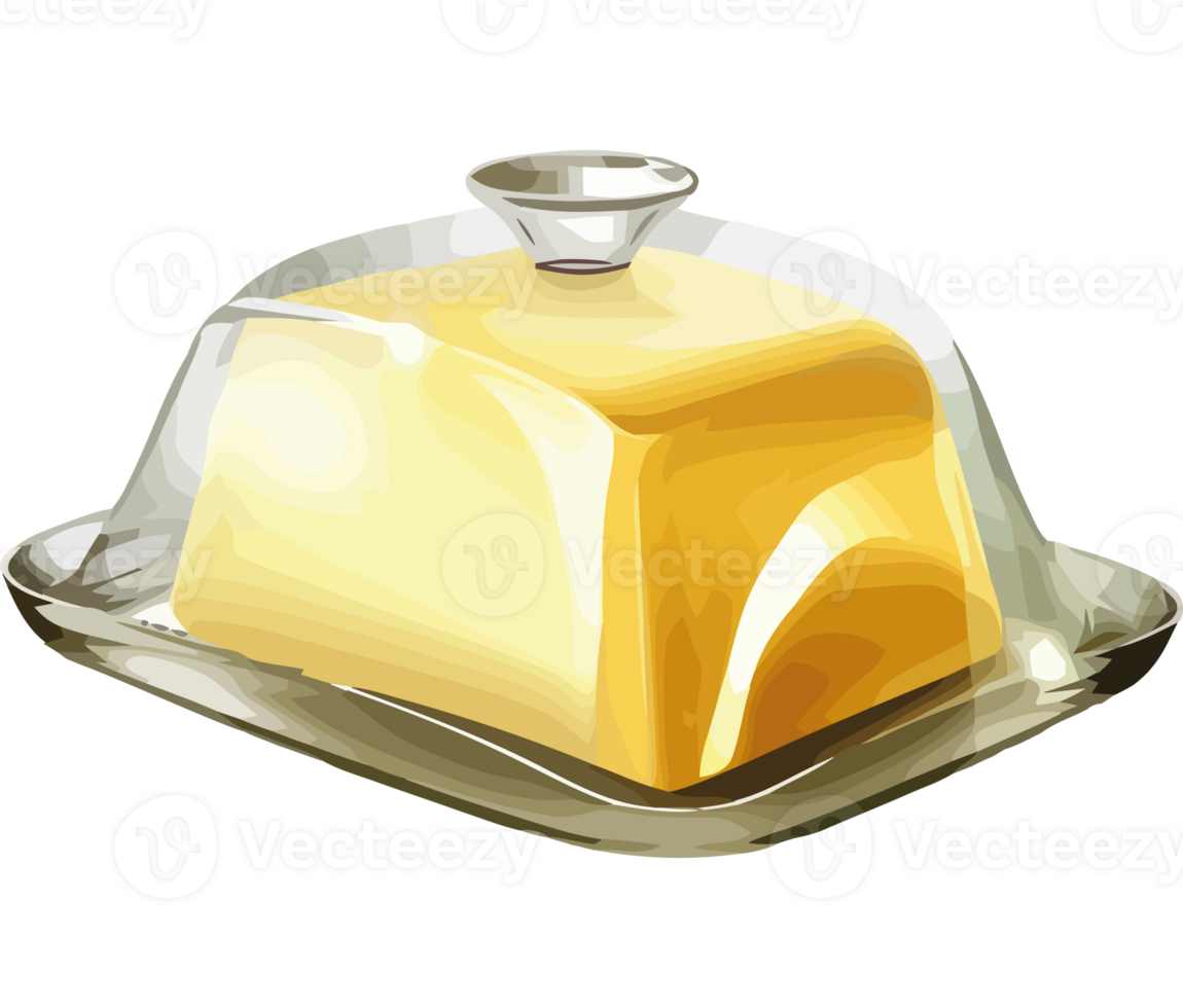 Gourmet butter icon isolated png