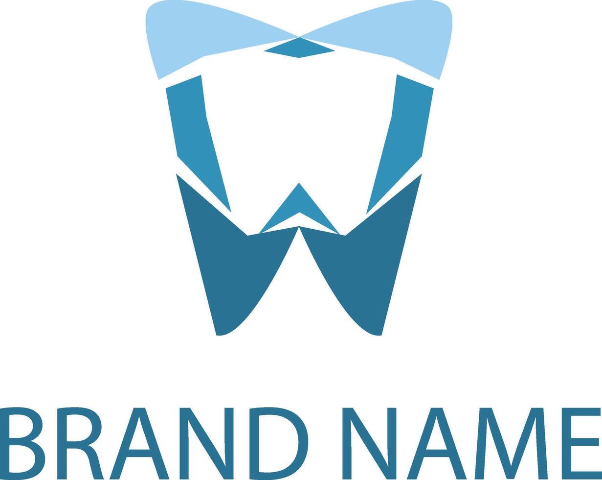 Tooth within tooth logo design vector
