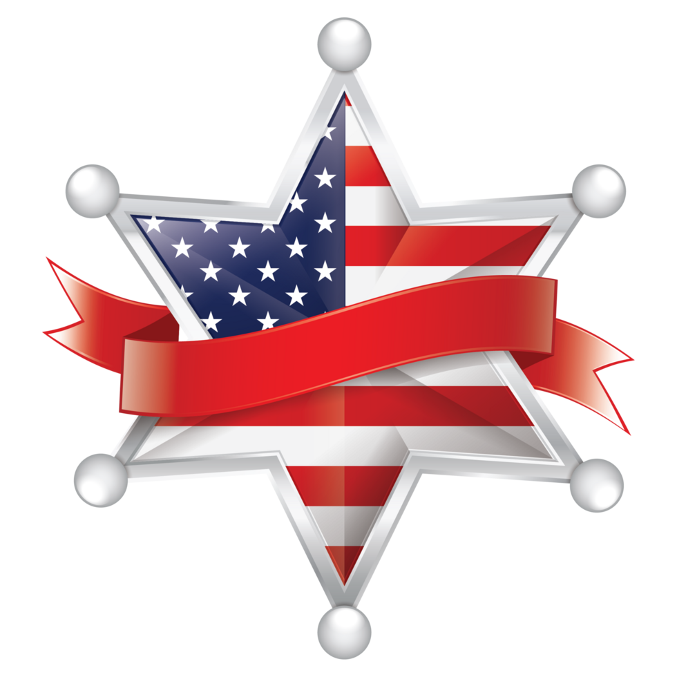 American star symbol emblem badge png