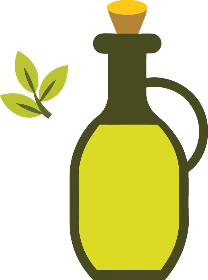 Premium Olive Oil Art Perfect for Labels and Branding vector