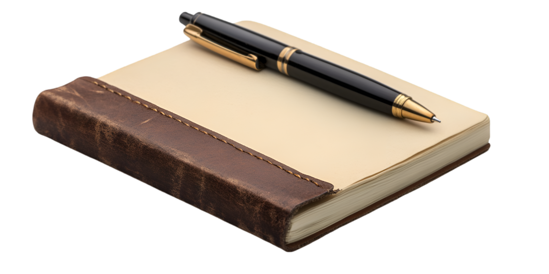 A pen and notebook 3d isolated png