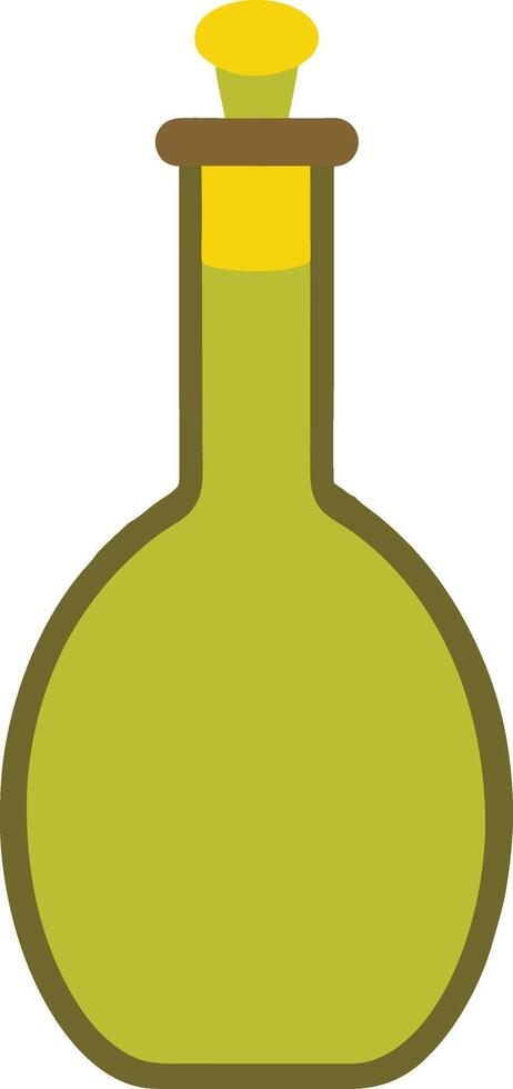 Realistic Olive Oil Bottle with Olives Illustration vector