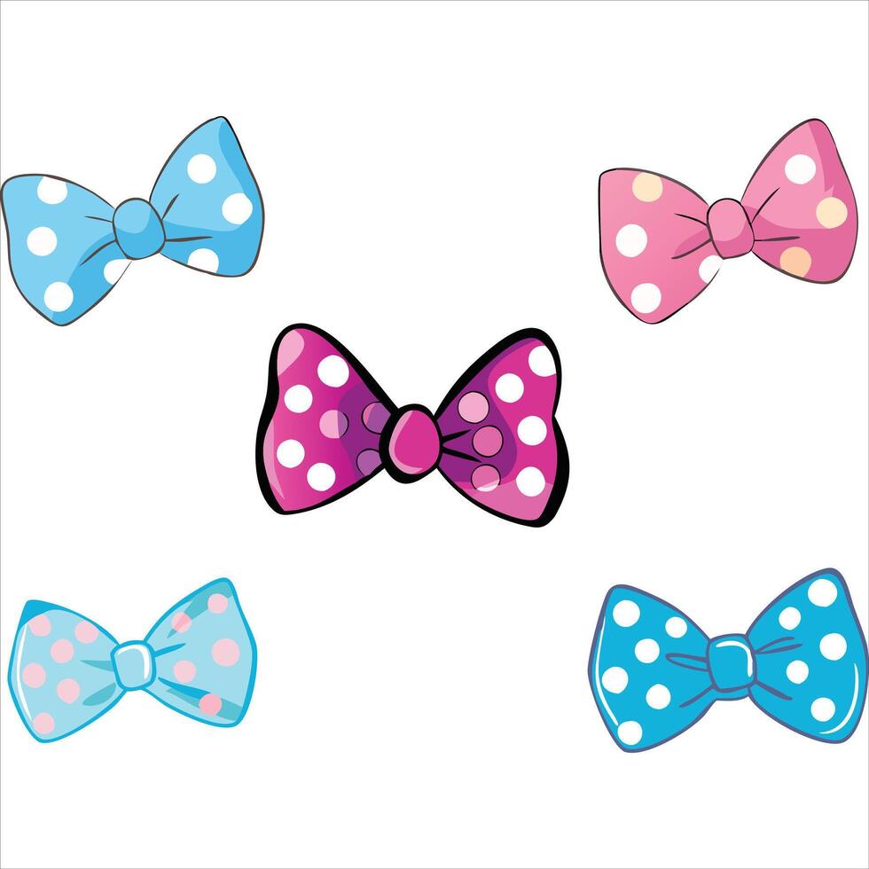 Birthday Bash Bow Graphics vector