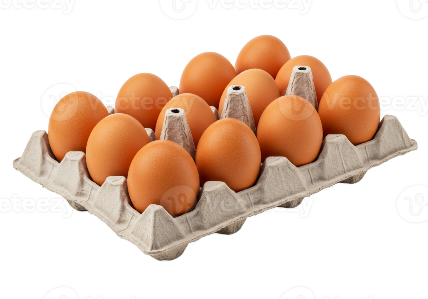 brown chicken eggs in the basket on a black background png