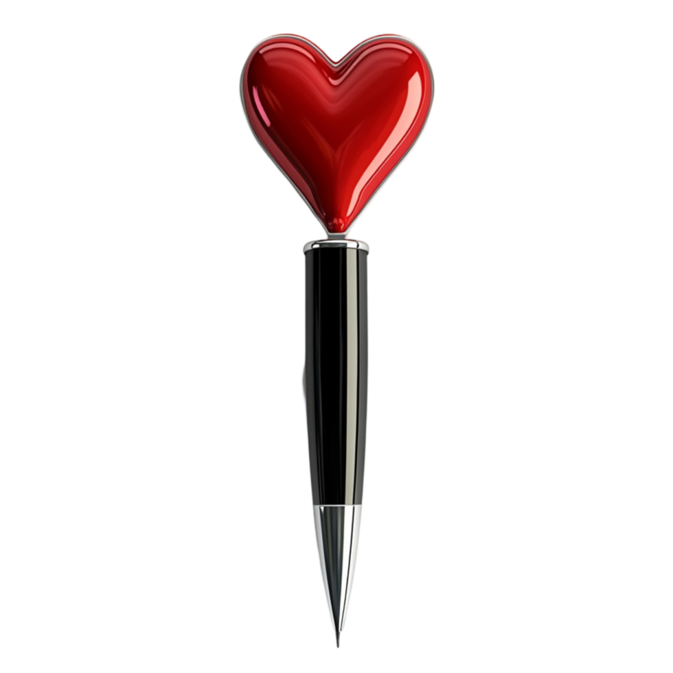 Decorated Red Pen png