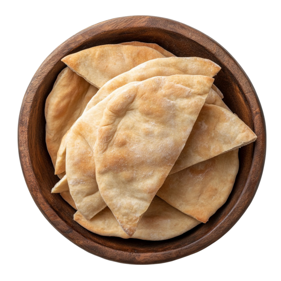 Pita Bread in a Bowl png