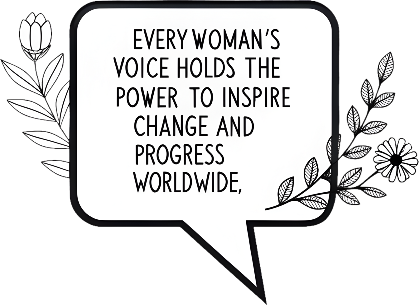 Motivational and Inspirational Womens Day Quotes for All. . png
