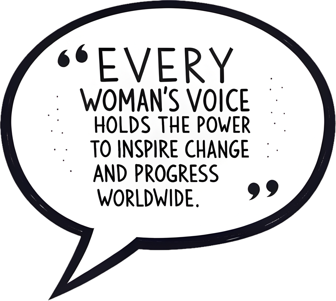 Empowering and Inspiring Quotes Celebrating Womens Day Success. . png
