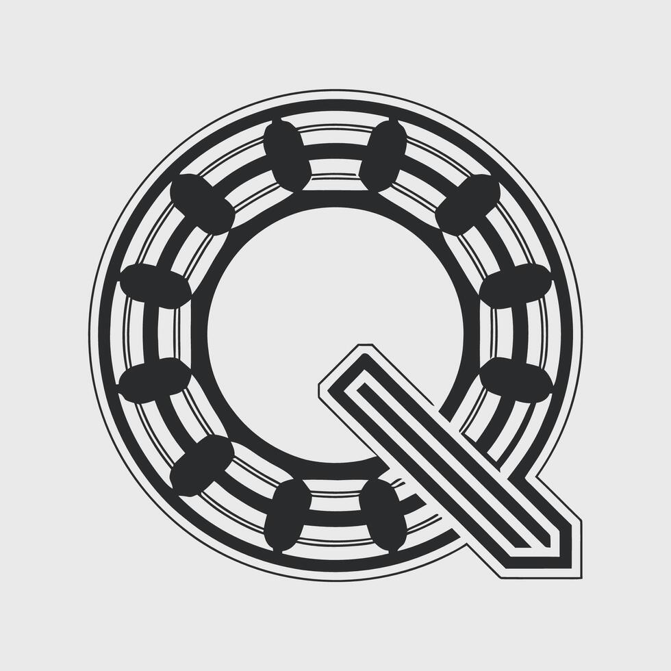 Q letter logo, modern logo, creative logo vector